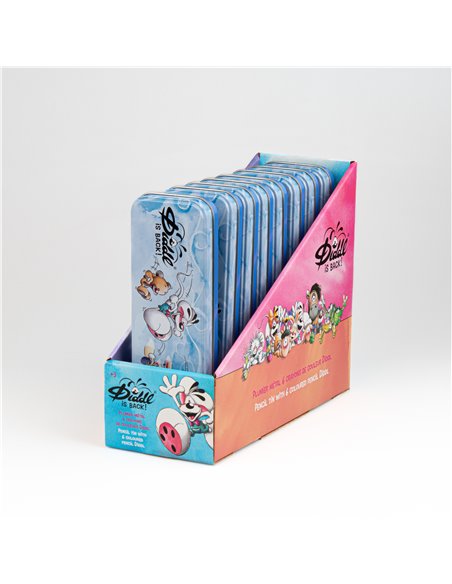 Plumier Métal Diddl 6 Crayons
