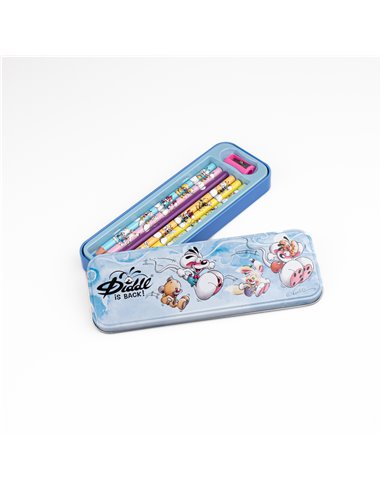 Plumier Métal Diddl 6 Crayons