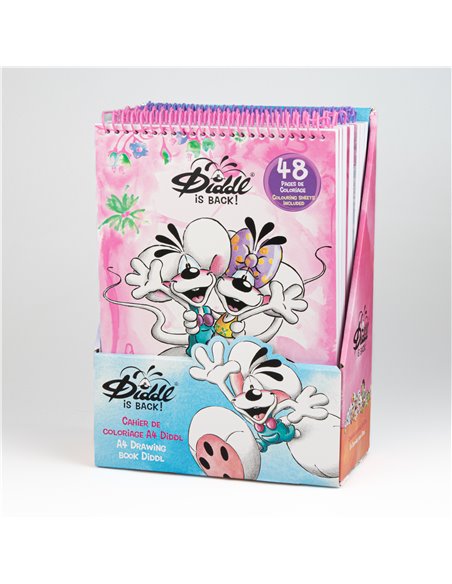 Cahier de Coloriages A4 Diddl