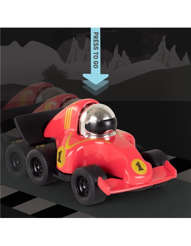 Mini voiture de course rouge - tiger tribe
