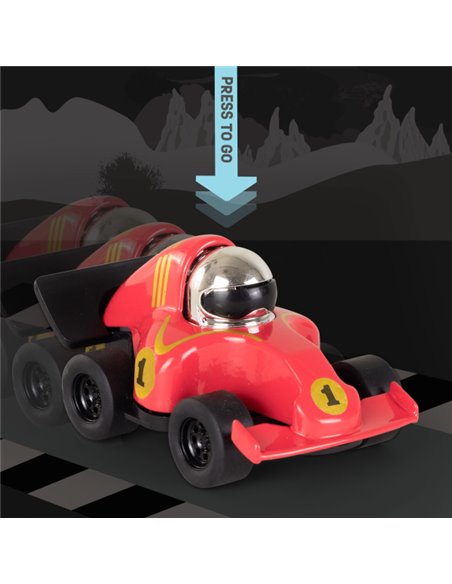 Mini voiture de course rouge - tiger tribe