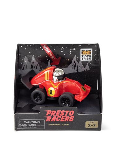 Mini voiture de course rouge - tiger tribe