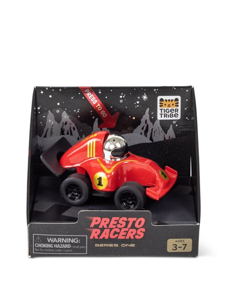 Mini voiture de course rouge - tiger tribe