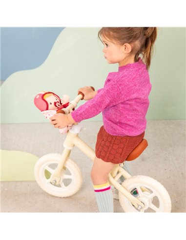 Poupée en tissu et siège vélo Lena - Lilliputiens