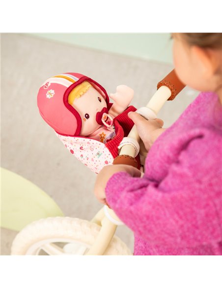 Poupée en tissu et siège vélo Lena - Lilliputiens