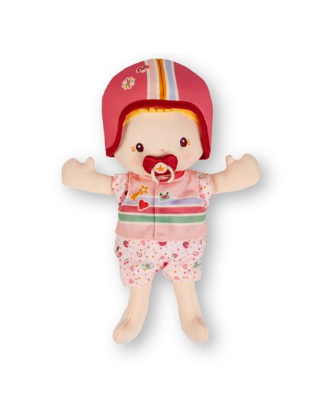 Poupée en tissu et siège vélo Lena - Lilliputiens