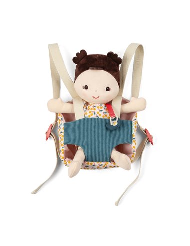Poupée en tissu et porte bébé Jeanne - Lilliputiens