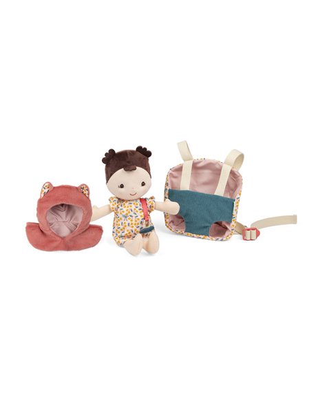 Poupée en tissu et porte bébé Jeanne - Lilliputiens