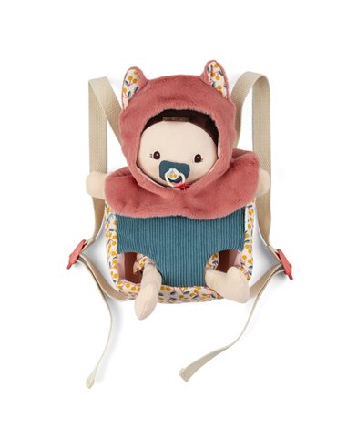 Poupée en tissu et porte bébé Jeanne - Lilliputiens