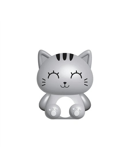 Gommes XL chat gris - itotal