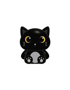 Gomme XL chat noir - Itotal