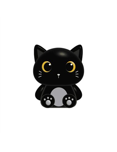 Gomme XL chat noir - Itotal