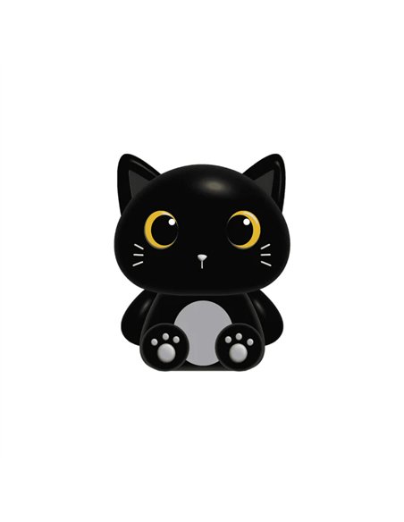 Gomme XL chat noir - Itotal