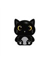 Gomme XL chat noir - Itotal