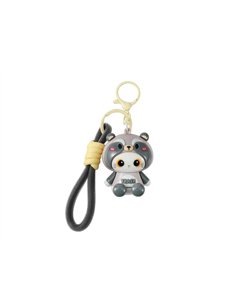 Porte-clés Hoodie chat gris - itotal