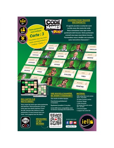 IELLO - Codenames Duo (Nouvelle Edition)