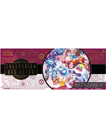 Pokémon : Calendrier des fêtes 2025 (de l'avent)
