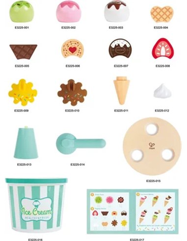 Kit de glaces avec support - hape