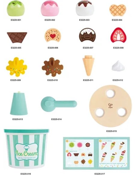 Kit de glaces avec support - hape