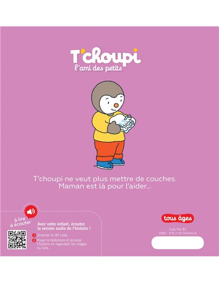 T'choupi ne met plus de couches