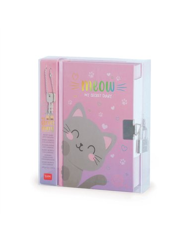 JOURNAL INTIME AVEC CADENAS - MY SECRET DIARY - KITTY - legami