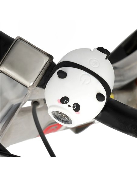 Phare Avant pour Vélo Rechargeable avec Sonnette - Panda -  legami