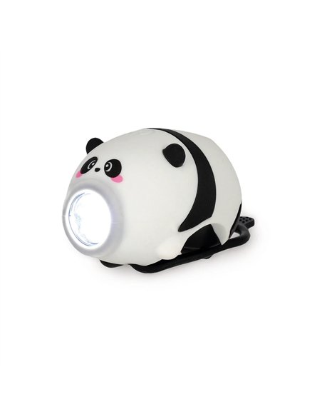 Phare Avant pour Vélo Rechargeable avec Sonnette - Panda -  legami