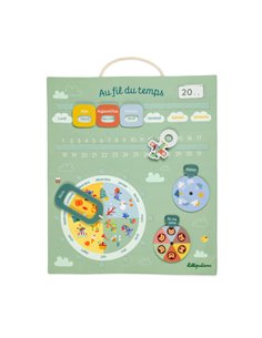 Calendrier enfant en tissu "Au fil du temps" - Lilliputiens 2