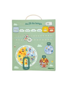 Calendrier enfant en tissu "Au fil du temps" - Lilliputiens
