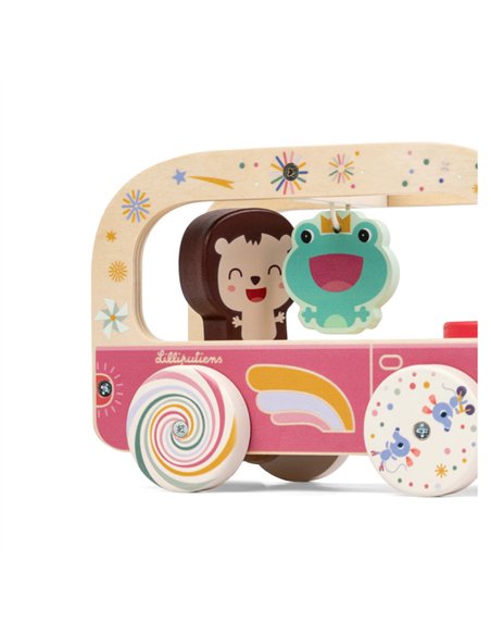 Bus en bois magique Lena la licorne - Lilliputiens