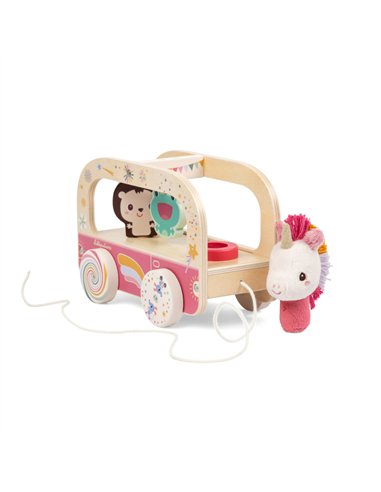 Bus en bois magique Lena la licorne - Lilliputiens