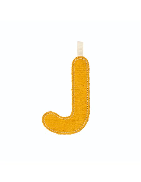 Lettre J en tissu phosphorescente - Lilliputiens