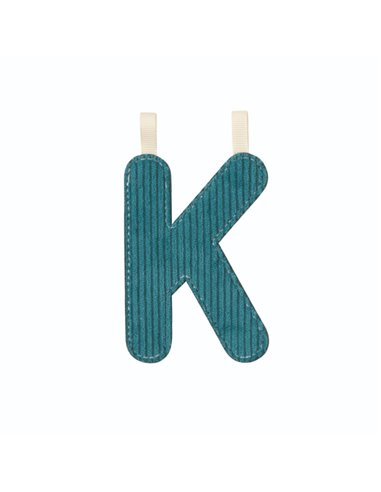 Lettre K en tissu phosphorescente - Lilliputiens
