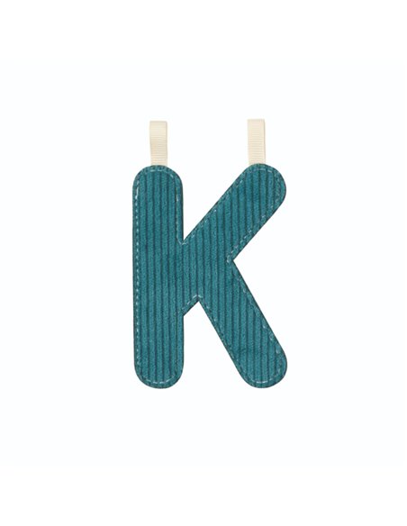 Lettre K en tissu phosphorescente - Lilliputiens