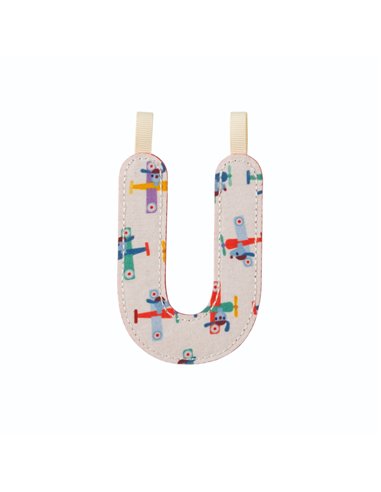 Lettre U en tissu phosphorescente - Lilliputiens