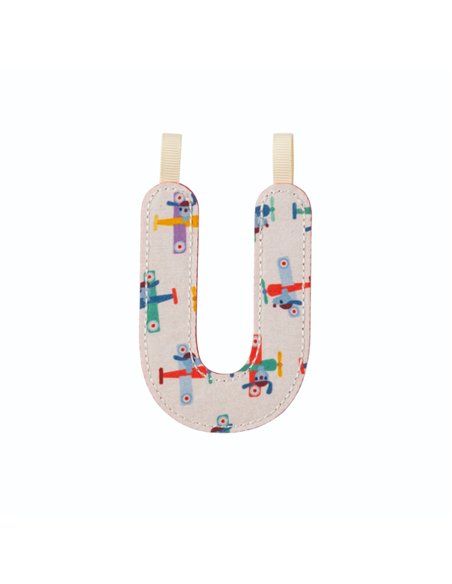 Lettre U en tissu phosphorescente - Lilliputiens