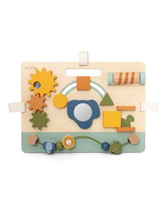 Panneau d'activités en bois - Mrs. Elephant - Trixie
