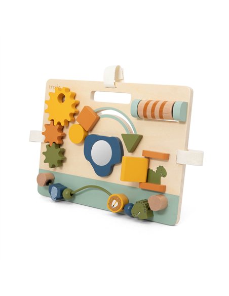 Panneau d'activités en bois - Mrs. Elephant - Trixie