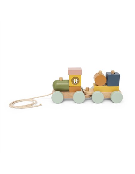 Mini train des animaux en bois - Trixie