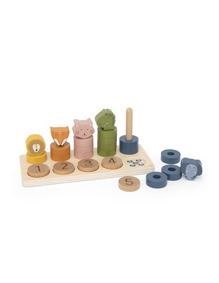 Puzzle à chiffres 1-5 en bois - Trixie