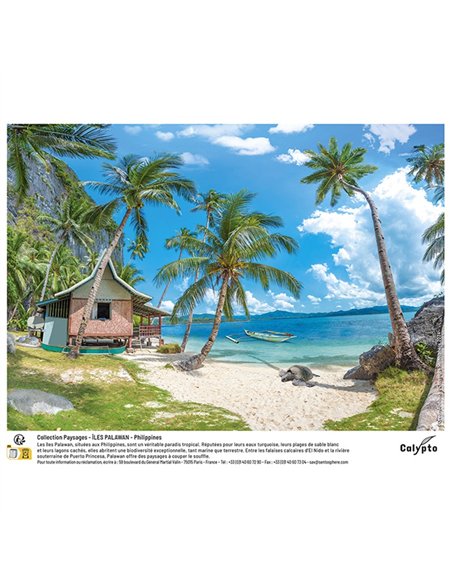 PUZZLE 1000 P PAYSAGE Plage Tropicale Palawan - Philippines
