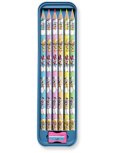 Plumier Métal Diddl 6 Crayons