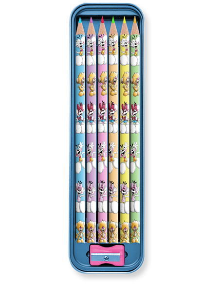 Plumier Métal Diddl 6 Crayons