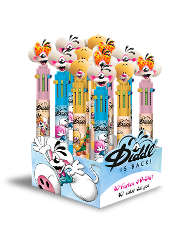 Stylo 3D Multi-Couleurs Diddl