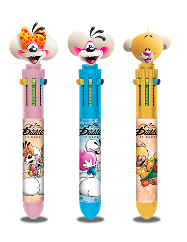 Stylo 3D Multi-Couleurs Diddl