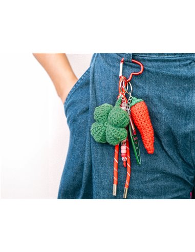 Kit DIY Crochet Bag Charms - Lucky Pepper - la petite épicerie
