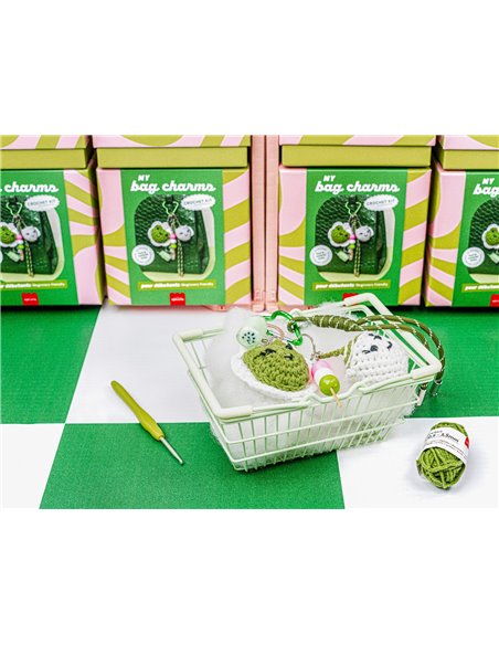 Kit DIY Crochet Bag Charms - Matcha Club - la petite épicerie