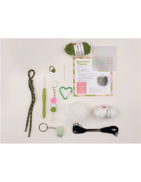 Kit DIY Crochet Bag Charms - Matcha Club - la petite épicerie