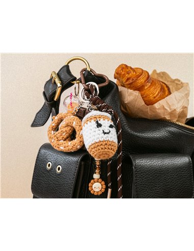 Kit DIY Crochet Bag Charms - Coffee Time - la petite épicerie