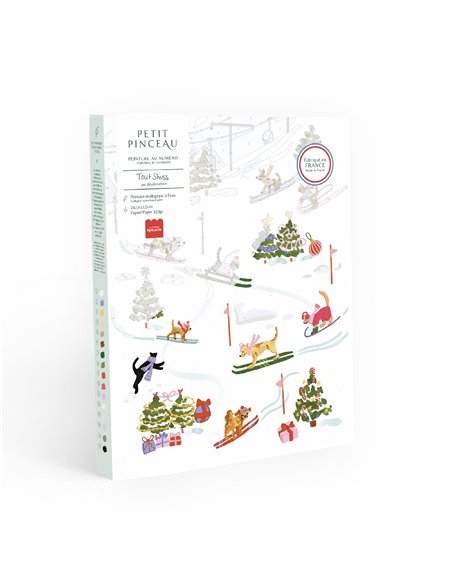 Coffret peinture au numéro - Tout Schuss - la petite épicerie